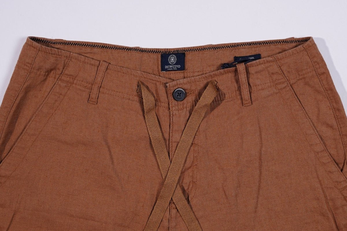 DSTREZZED Beach Heavy Linen Short - Smgarment's