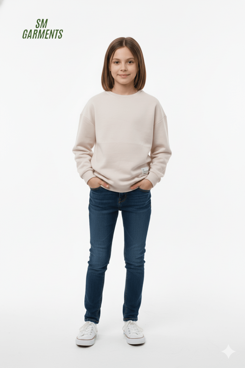 DU PAREIL BASIC GIRLS SWEATSHIRT - Smgarment's