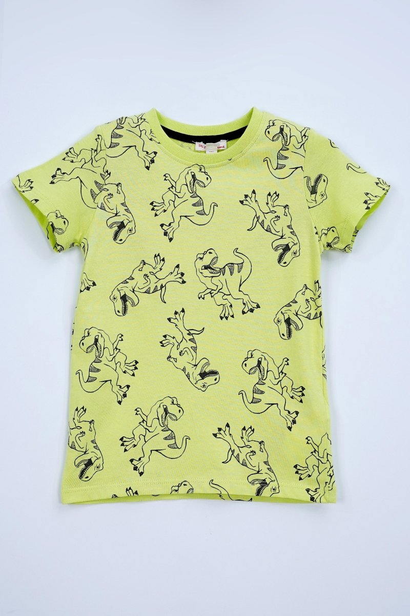 DU PAREIL Dino Printed T Shirt - Smgarment's