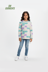 DUPAREIL GIRLS PRINTED LONG SLEEVED TEE - Smgarment's