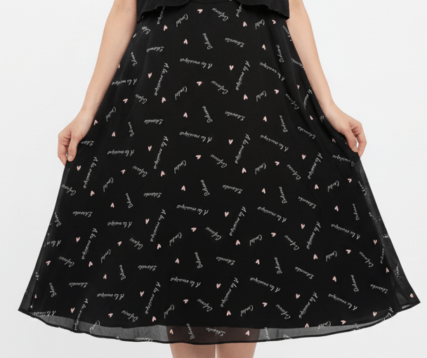 Elegant Black Layered - Look Dress - Smgarment's