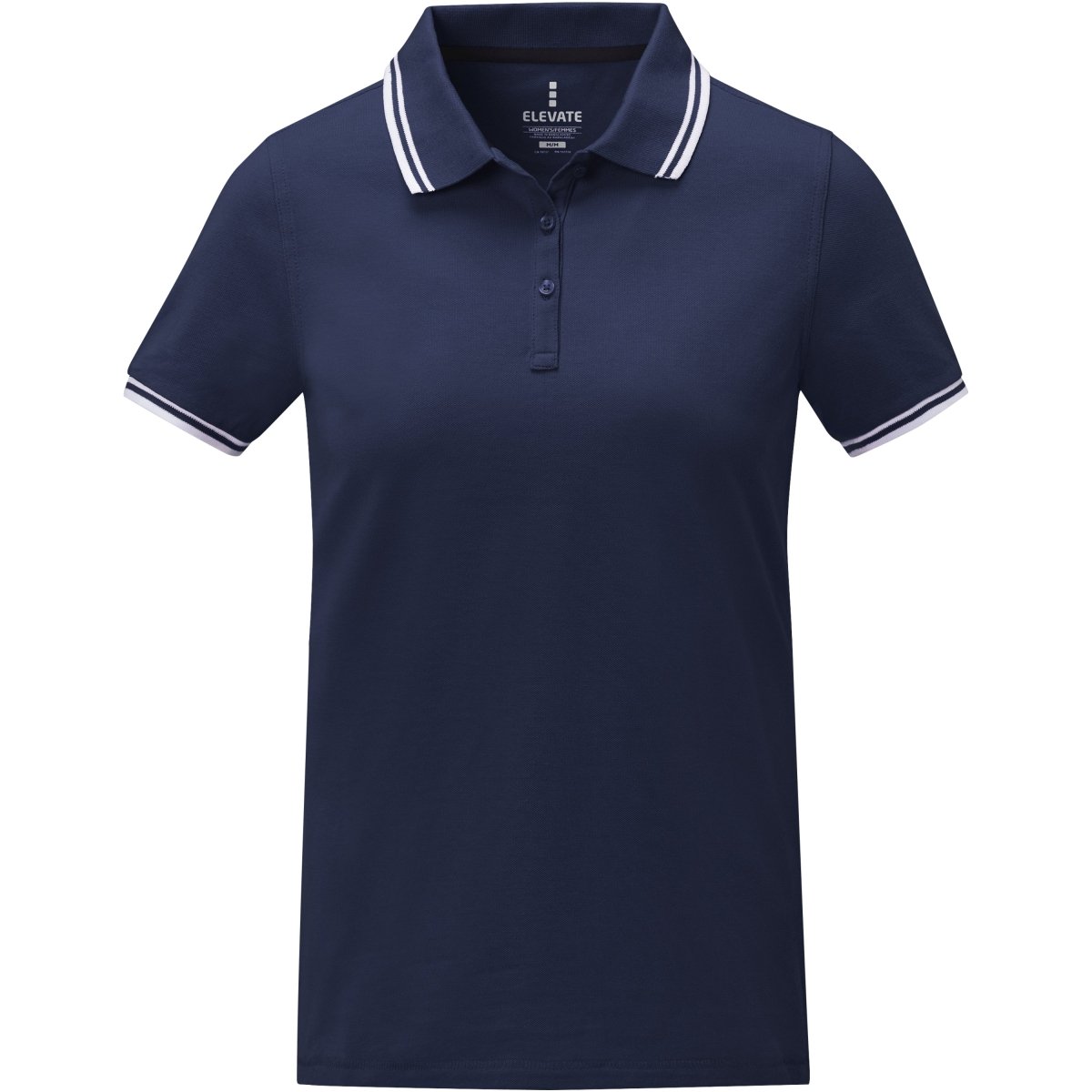 ELEVATE Women's Amarago Piping Polo - Navy blue - Smgarment's