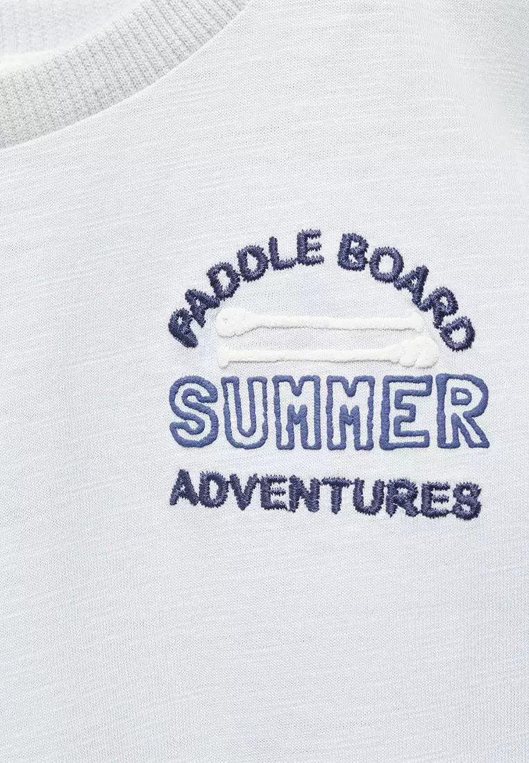 EMBROIDERED SUMMER T - SHIRT - Smgarment's