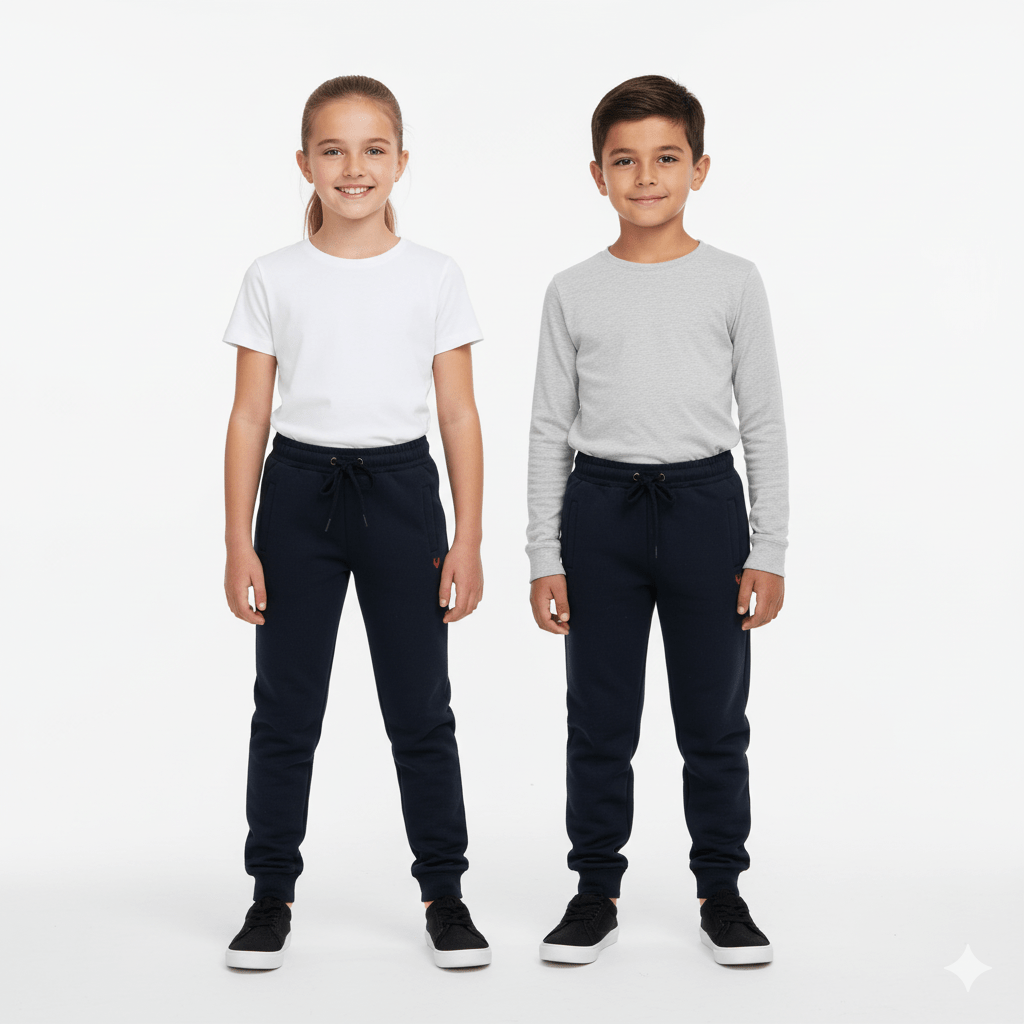 EMPORIO 88 Kids Warm Sports Jogger Trouser (Dark Blue) - Smgarment's