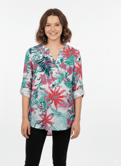 ESMARA FLOWER PRINTED WOMEN T - SHIRT - Smgarment's