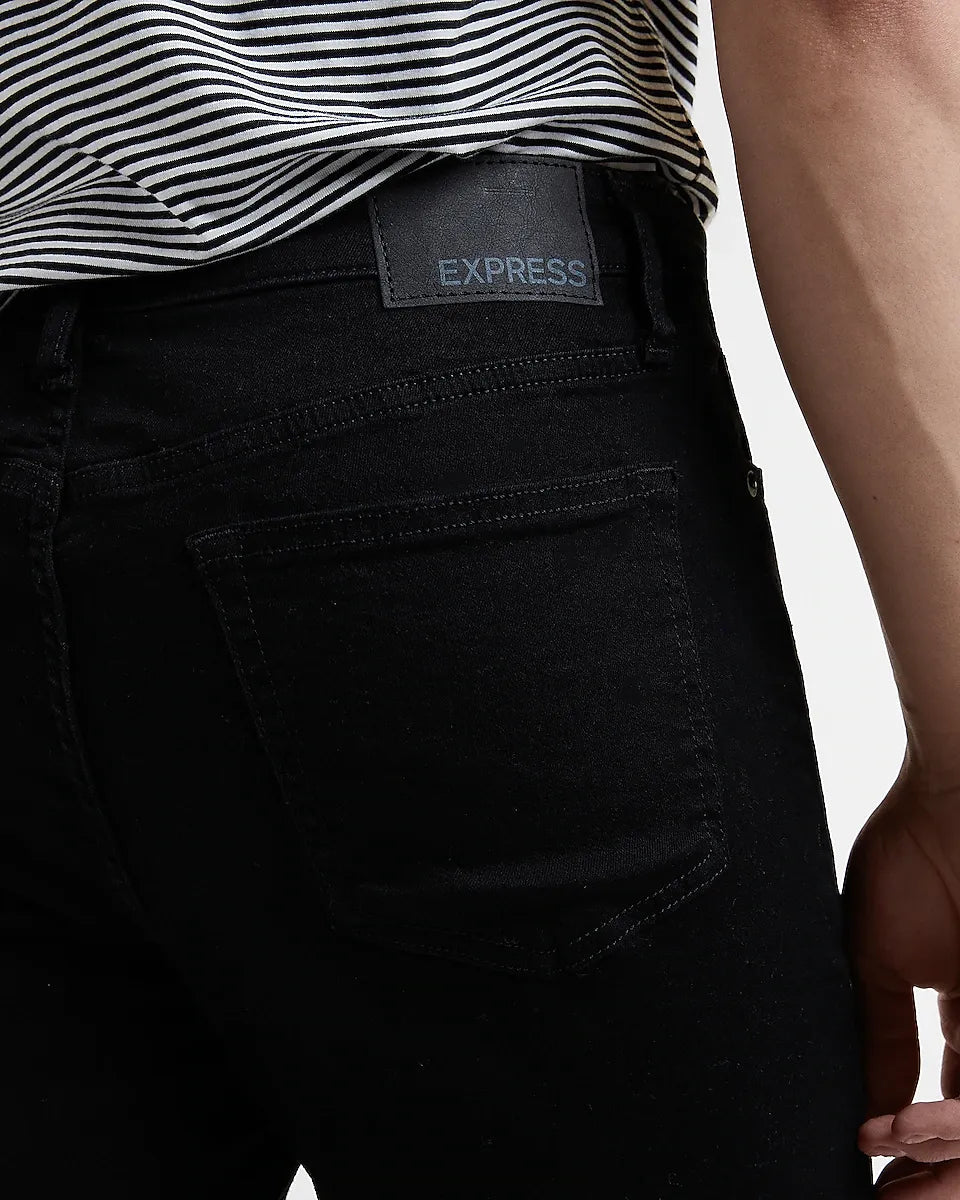 EXPRESS Slim Black Hyper Stretch Jeans - Smgarment's