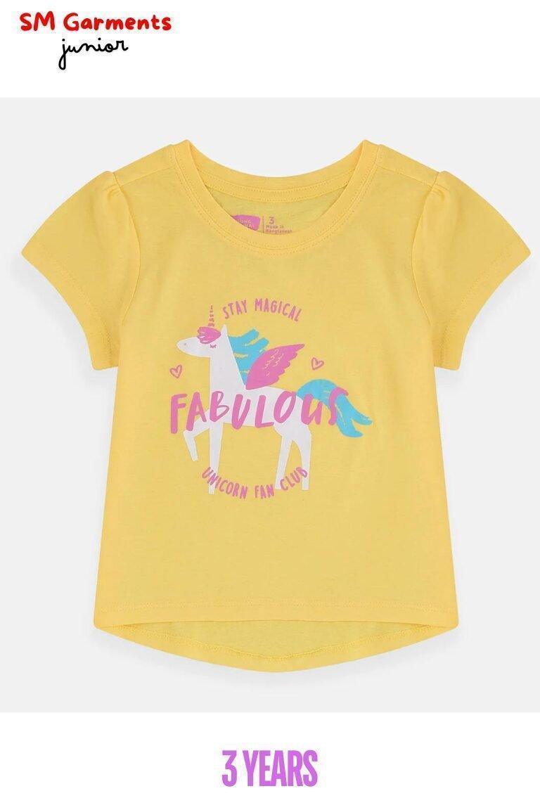 Fabulous Unicorn Yellow Top - SMgarment's