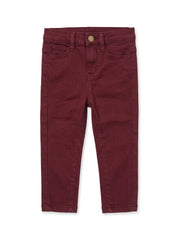 Girls BRANDED' Deep Burgundy Wine Skinny Fit Stretch Denim Pants| SM GARMENTS
