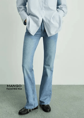 Fiona flared mid - rise jeans - Smgarment's