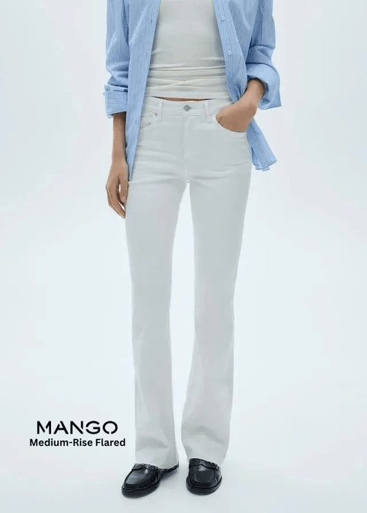 Fiona Medium - Rise Flared Jeans - Smgarment's