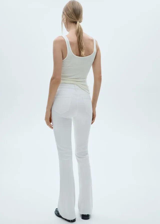 Fiona Medium - Rise Flared Jeans - SMgarment's