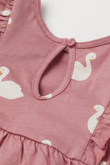 Flounce - Trimmed Dress - SMgarment's