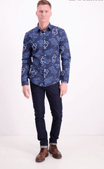 FLOWER SNAKE PRINT SHIRT - SMgarment's