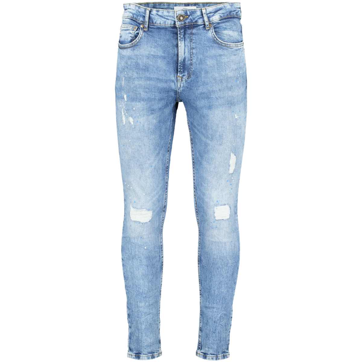 FSBN Tapered Mit Destroys Denim - Smgarment's