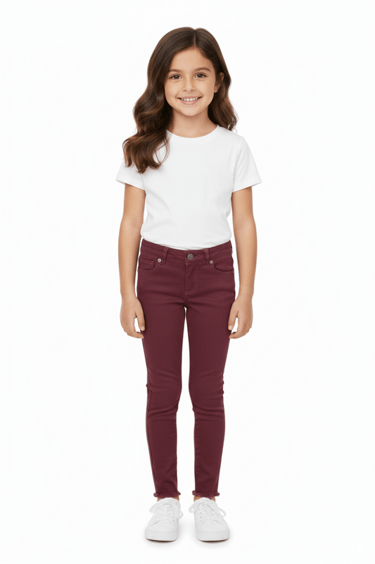 GIIRLS CHLOE SKINNY CARMINE JEANS - Smgarment's