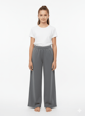 GIRLS BASIC WIDELEG TROUSER - Smgarment's