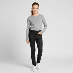 Girls Candy Stretch Legging Ultra Skinny Medina Black - Smgarment's