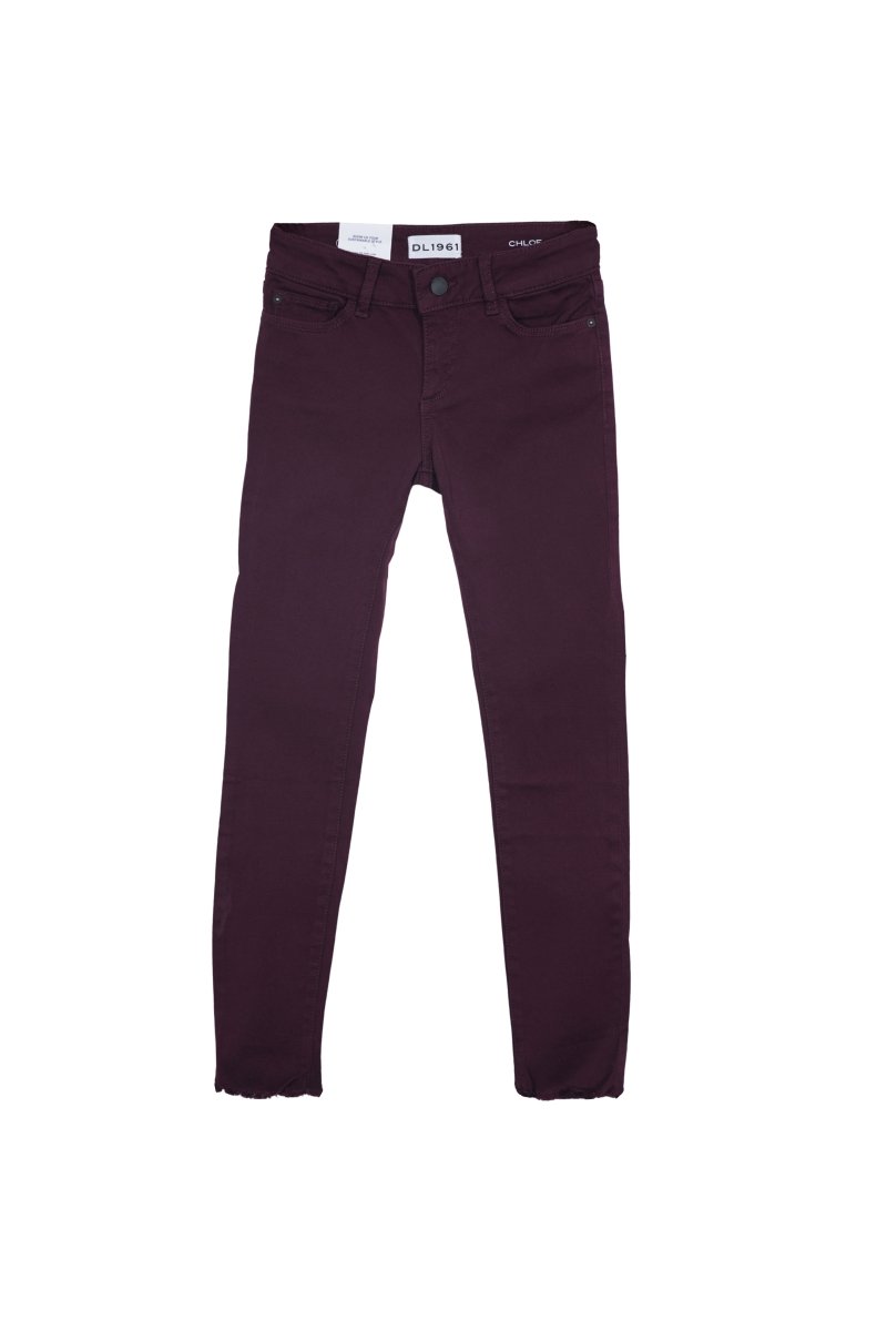 GIRLS CHLOE SKINNY EGGPLANT JEANS - Smgarment's