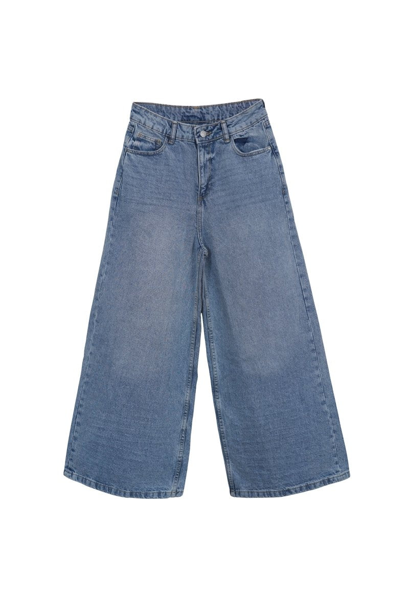Girls' Classic Wide - Leg Denim Jeans - Smgarment's