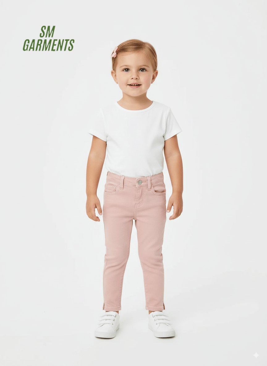 Girls Cotton skinny Jeans - Smgarment's