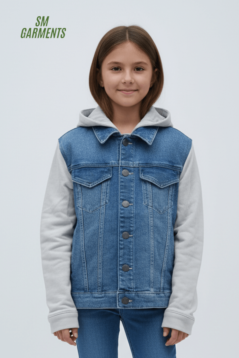 GIRLS DENIM JACKET - Smgarment's
