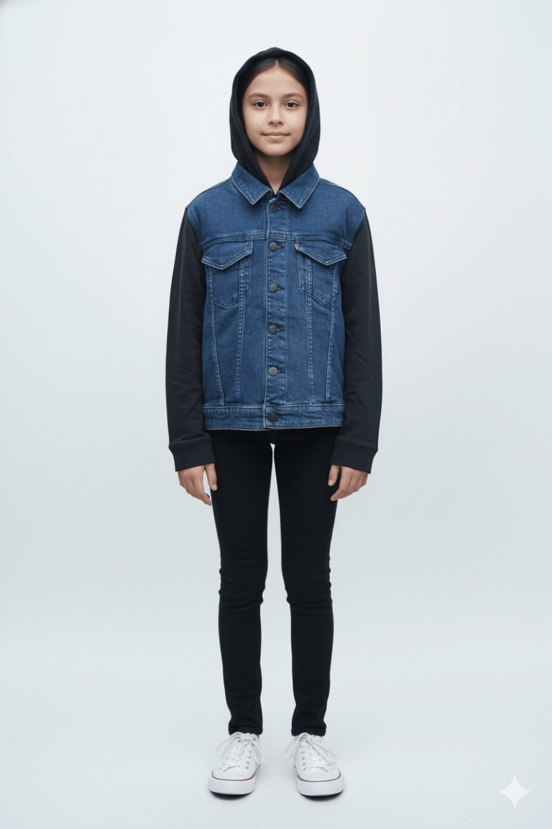 GIRLS DENIM JACKET - Smgarment's