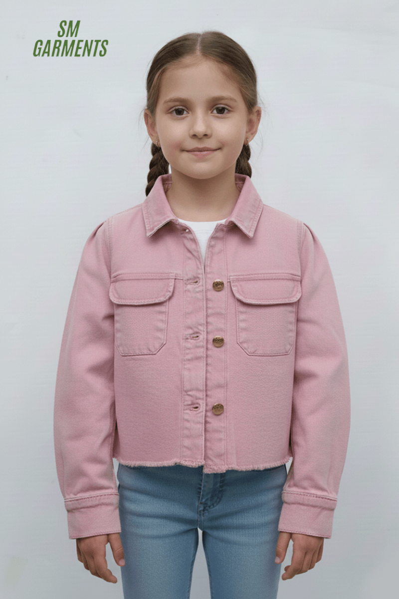 GIRLS DENIM JACKET - Smgarment's