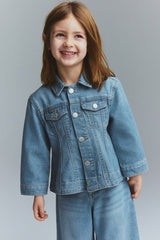 Girls Flared denim jacket - Smgarment's
