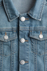 Girls Flared denim jacket - Smgarment's
