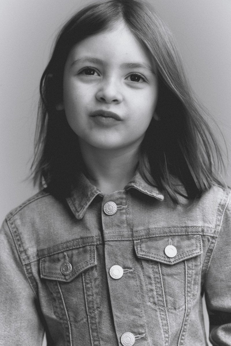 Girls Flared denim jacket - Smgarment's