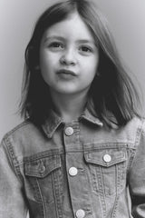 Girls Flared denim jacket - Smgarment's