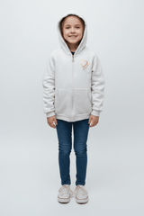 GIRLS HEART PRINT HOODIE - Smgarment's
