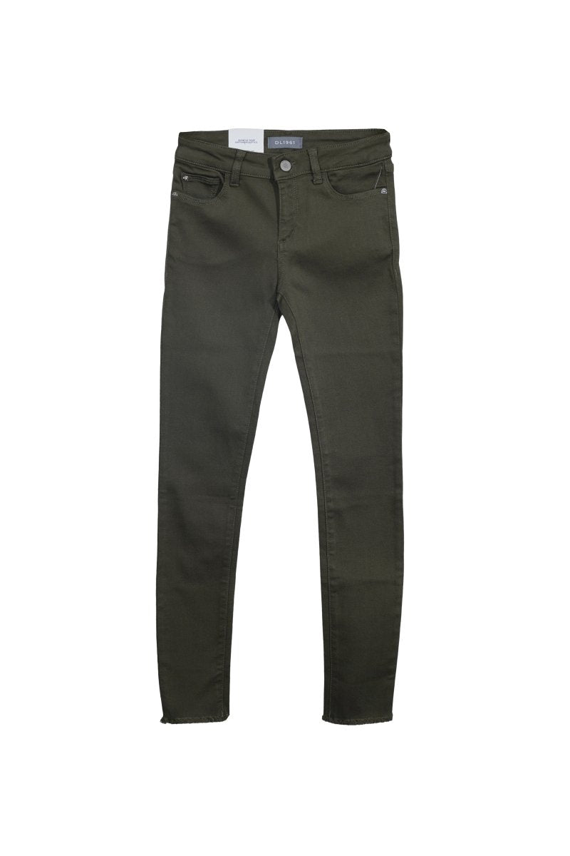 GIRLS Olive Green Skinny Jeans - Smgarment's