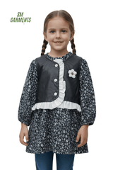 GIRLS PRINTED DRESS - Smgarment's