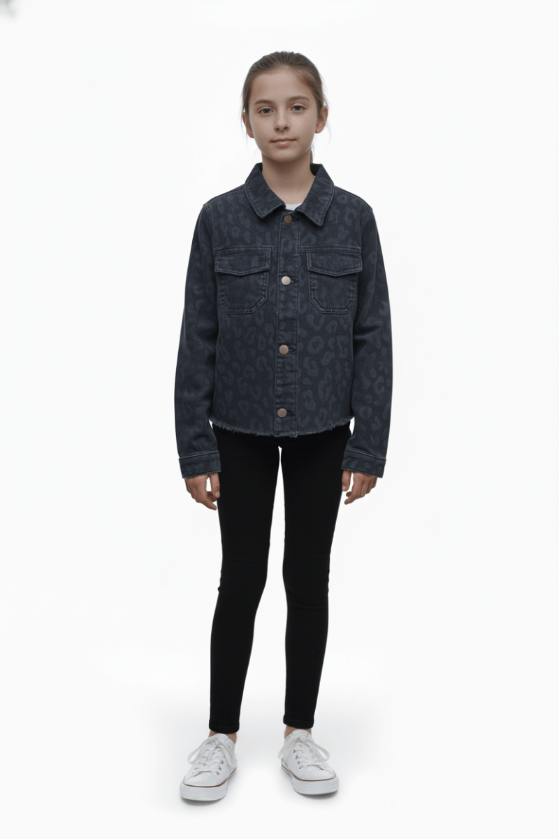 GIRLS PRINTED JACKET - Smgarment's