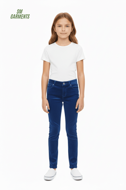 GIRLS VELVET JEANS - Smgarment's