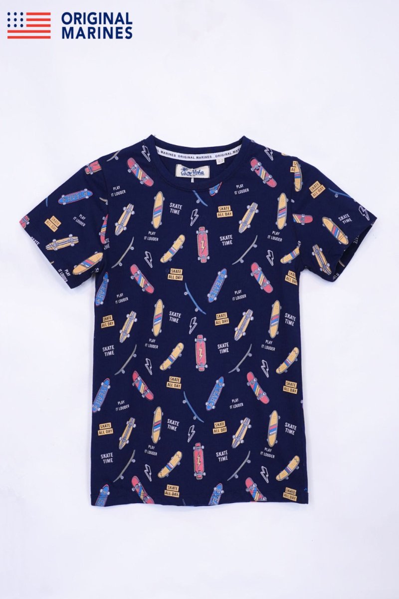 Graphic Print Boy's T-shirt - Smgarment's