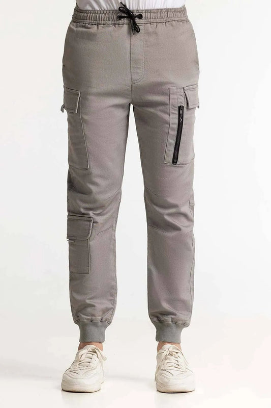 Grey Basic Trouser - SMgarment's