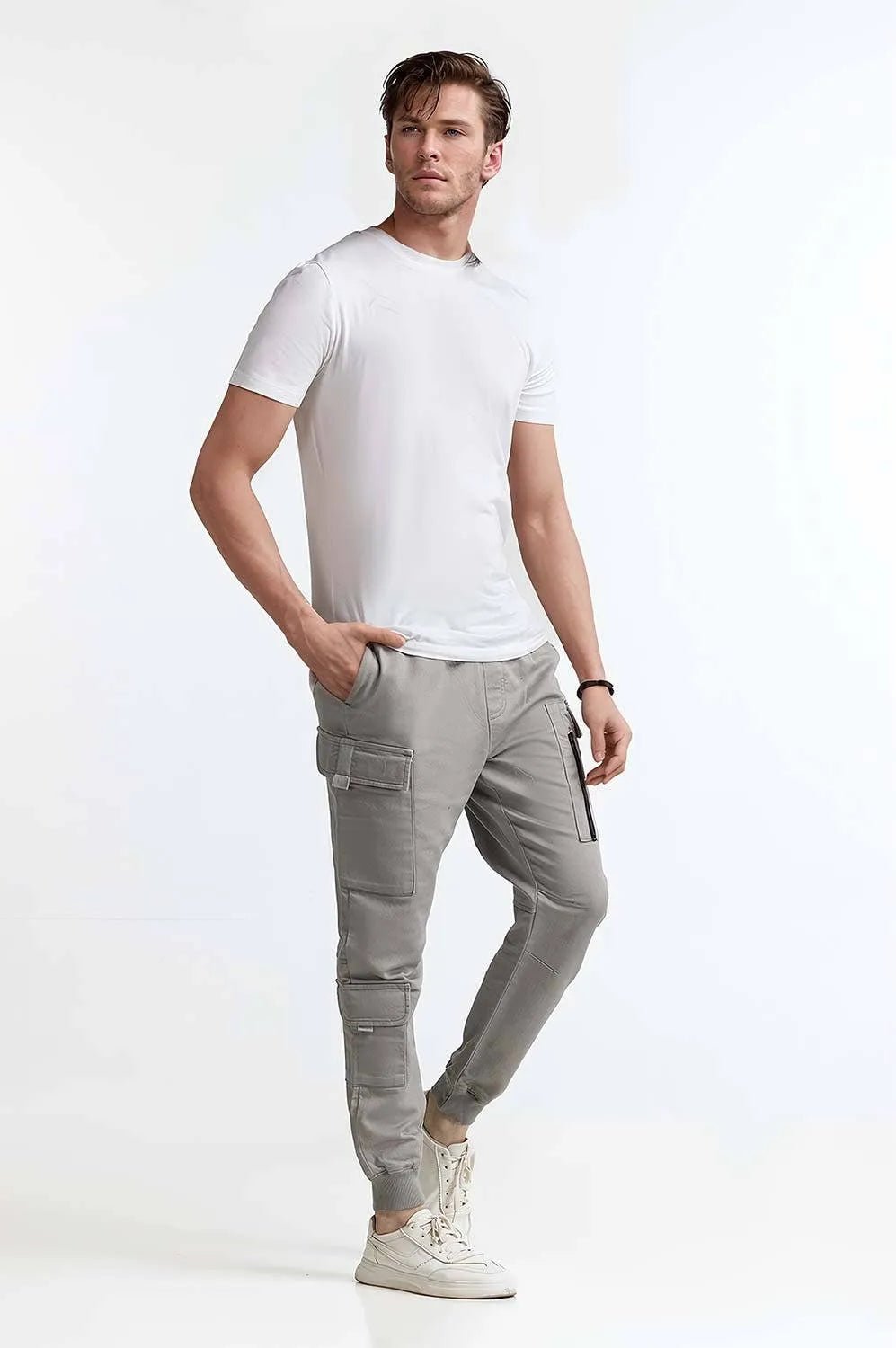 Grey Basic Trouser - SMgarment's