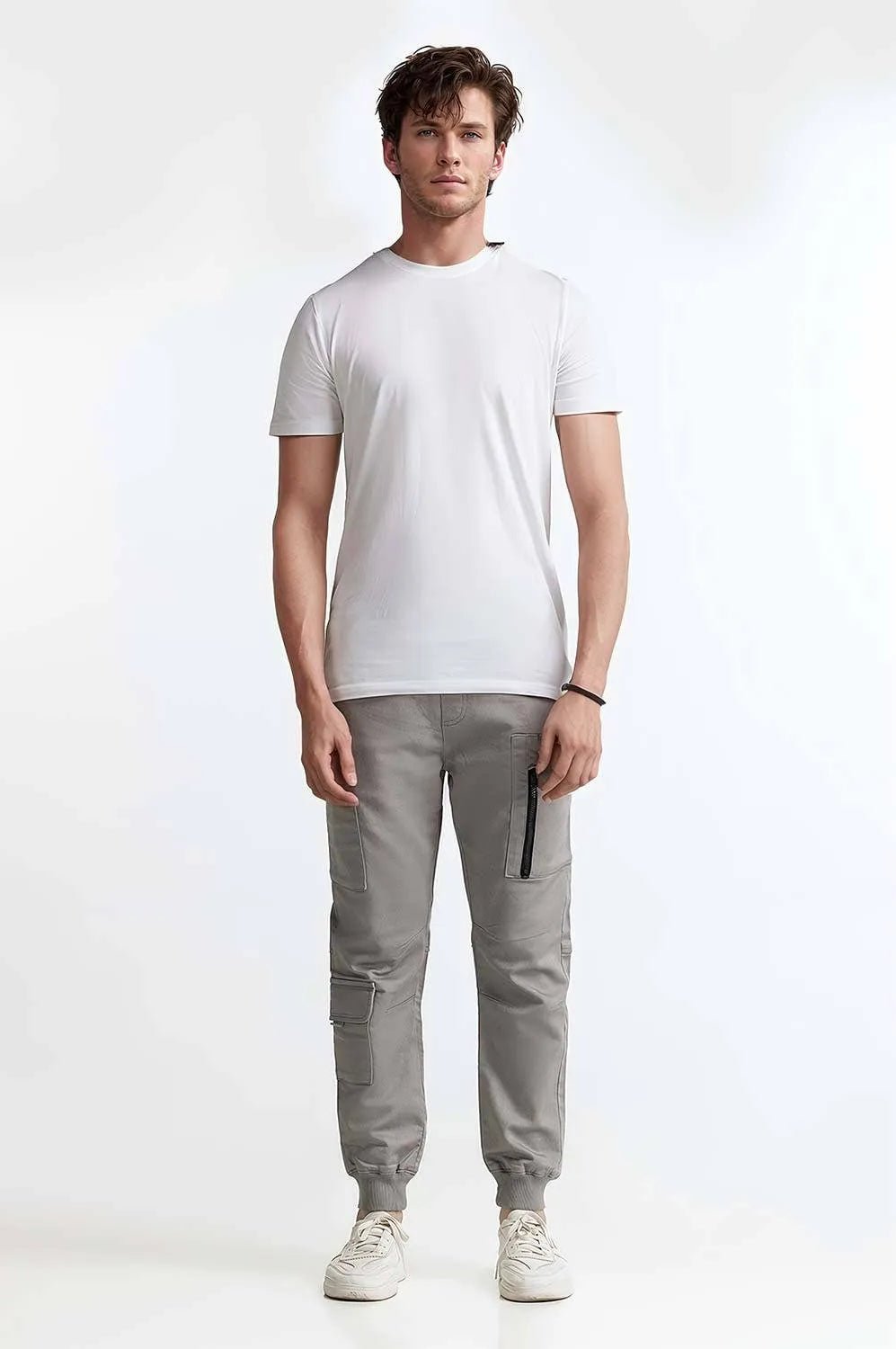 Grey Basic Trouser - SMgarment's