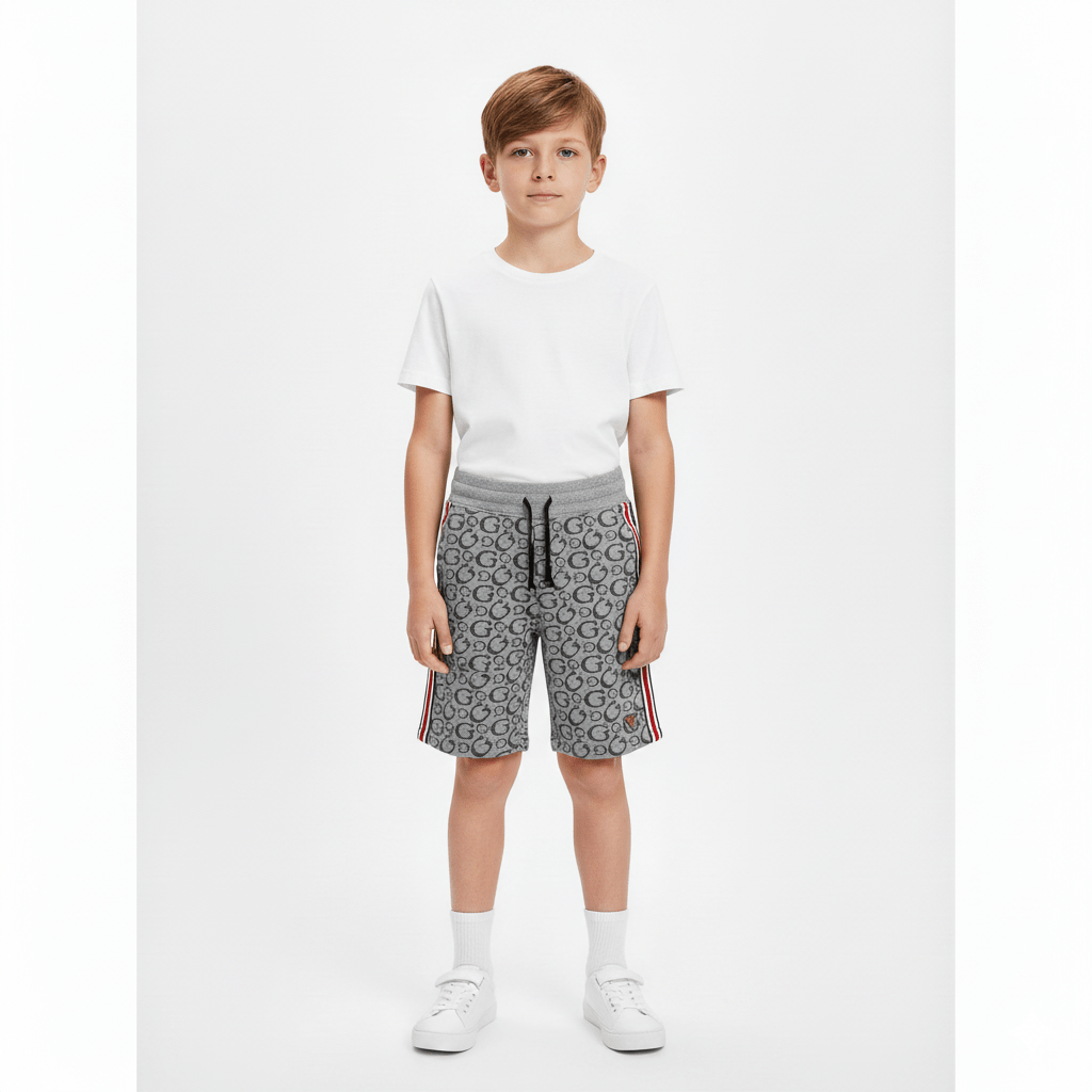 GUESS BOYS SIDE LOGO TERRY SHORT - Smgarment's