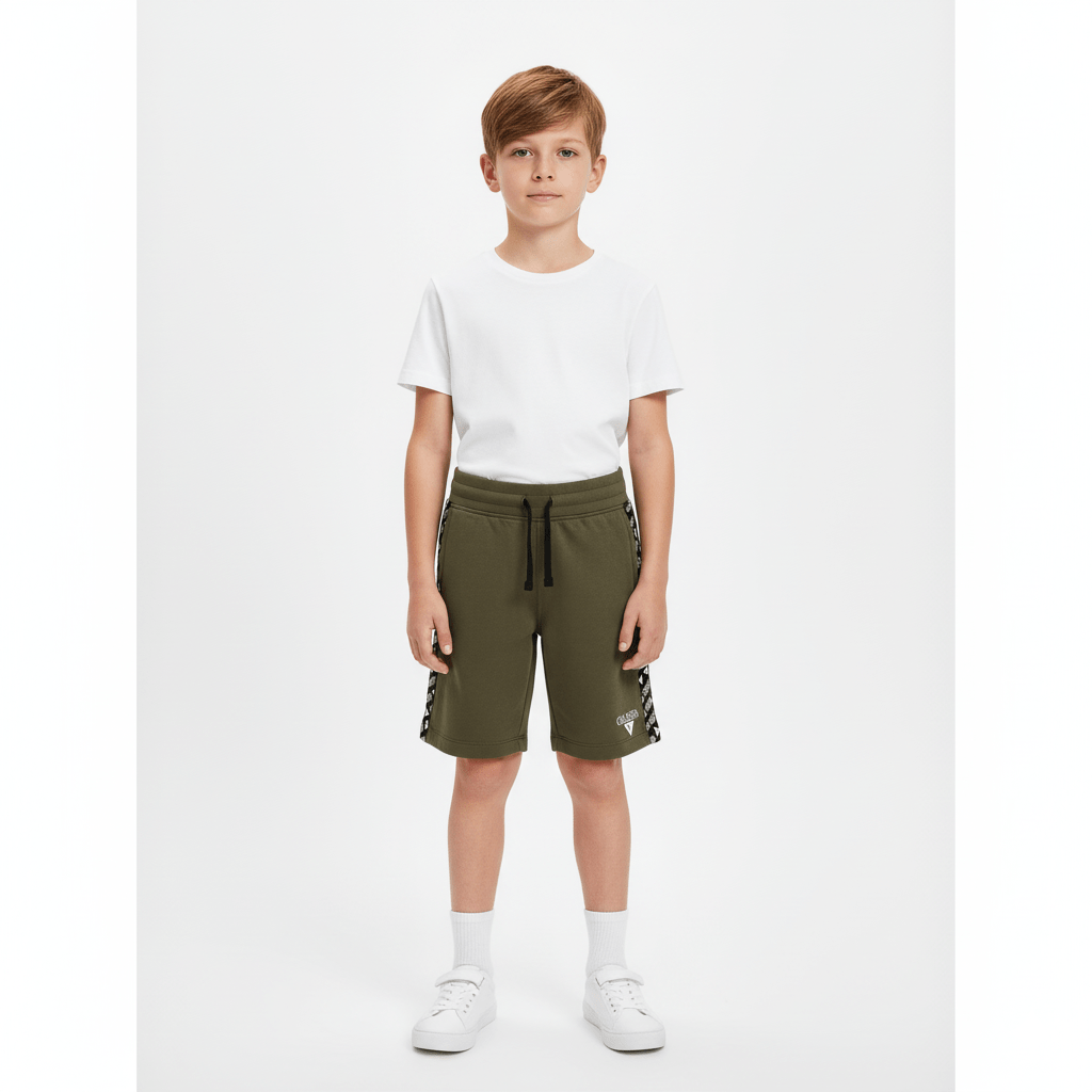 GUESS BOYS SIDE LOGO TERRY SHORT - Smgarment's