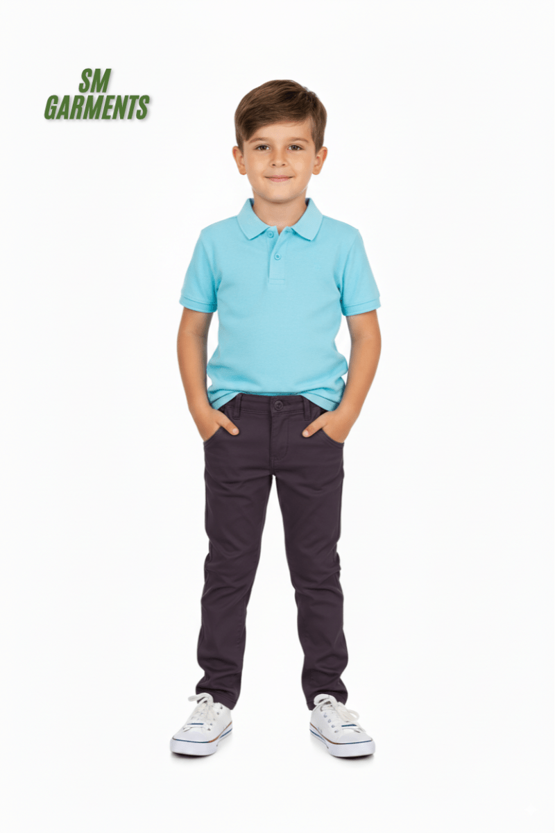 GUESS Boys Slim Fit Stretch Chino Pants - Deep Plum - Smgarment's