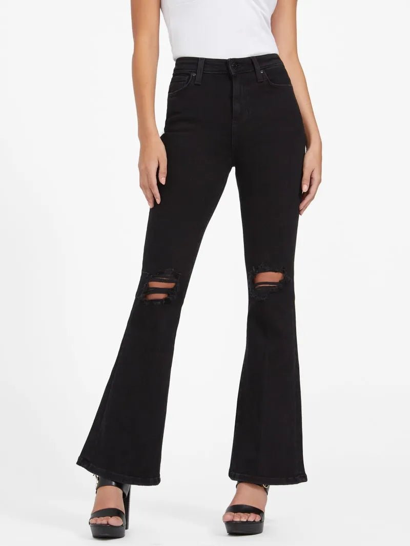 GUESS Eco Sharona Mid - Rise Flared Jeans - Smgarment's