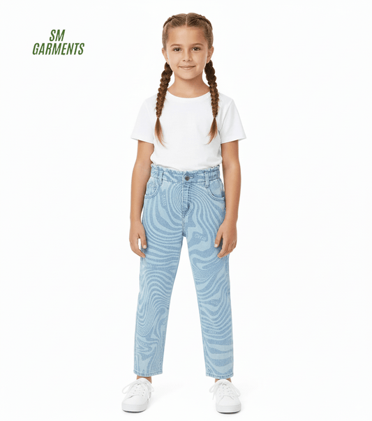 Guess Girls Denim Laser Print - Smgarment's