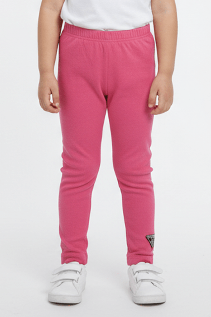 GUESS GIRLS Pink Logo Leggings - Smgarment's