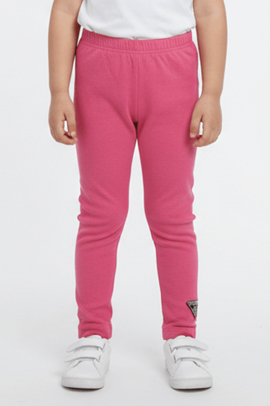 GUESS GIRLS Pink Logo Leggings - Smgarment's