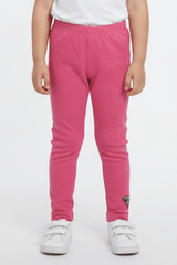 GUESS GIRLS Pink Logo Leggings - Smgarment's