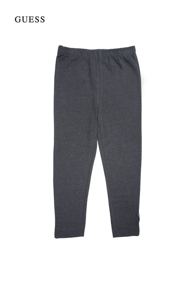 GUESS GIRLS PLAIN DARK GREY LEGGINGS - Smgarment's