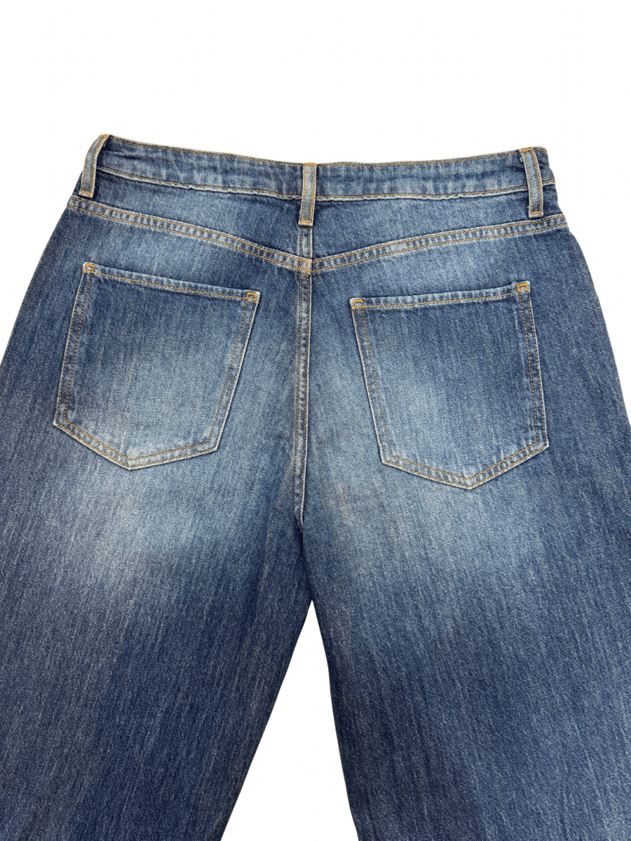 GUESS High Rise Wide Leg Denim Pant - Smgarment's